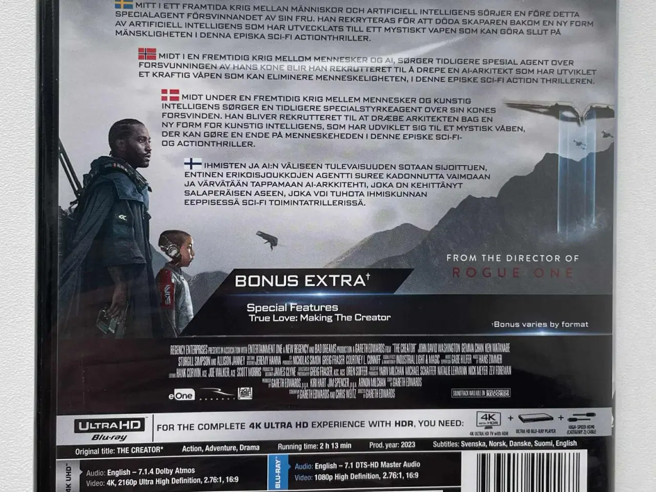 Billede 2 - The Creator (4K UHD & Blu-ray) (NY)