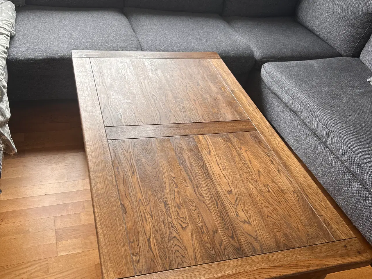 Billede 1 - Sofabord i massiv egetræ 
