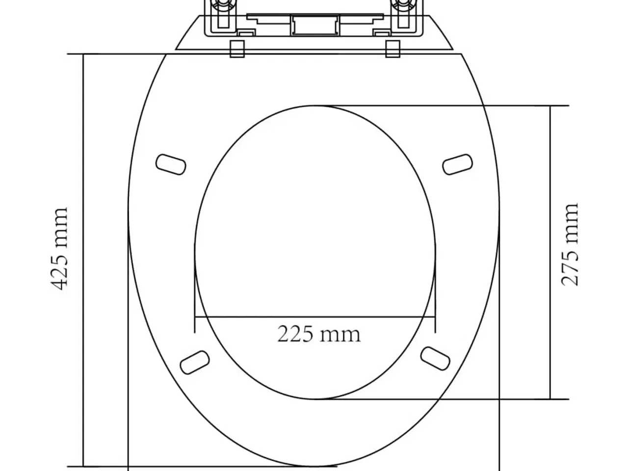 Billede 8 - Soft close-toiletsæde oval hvid