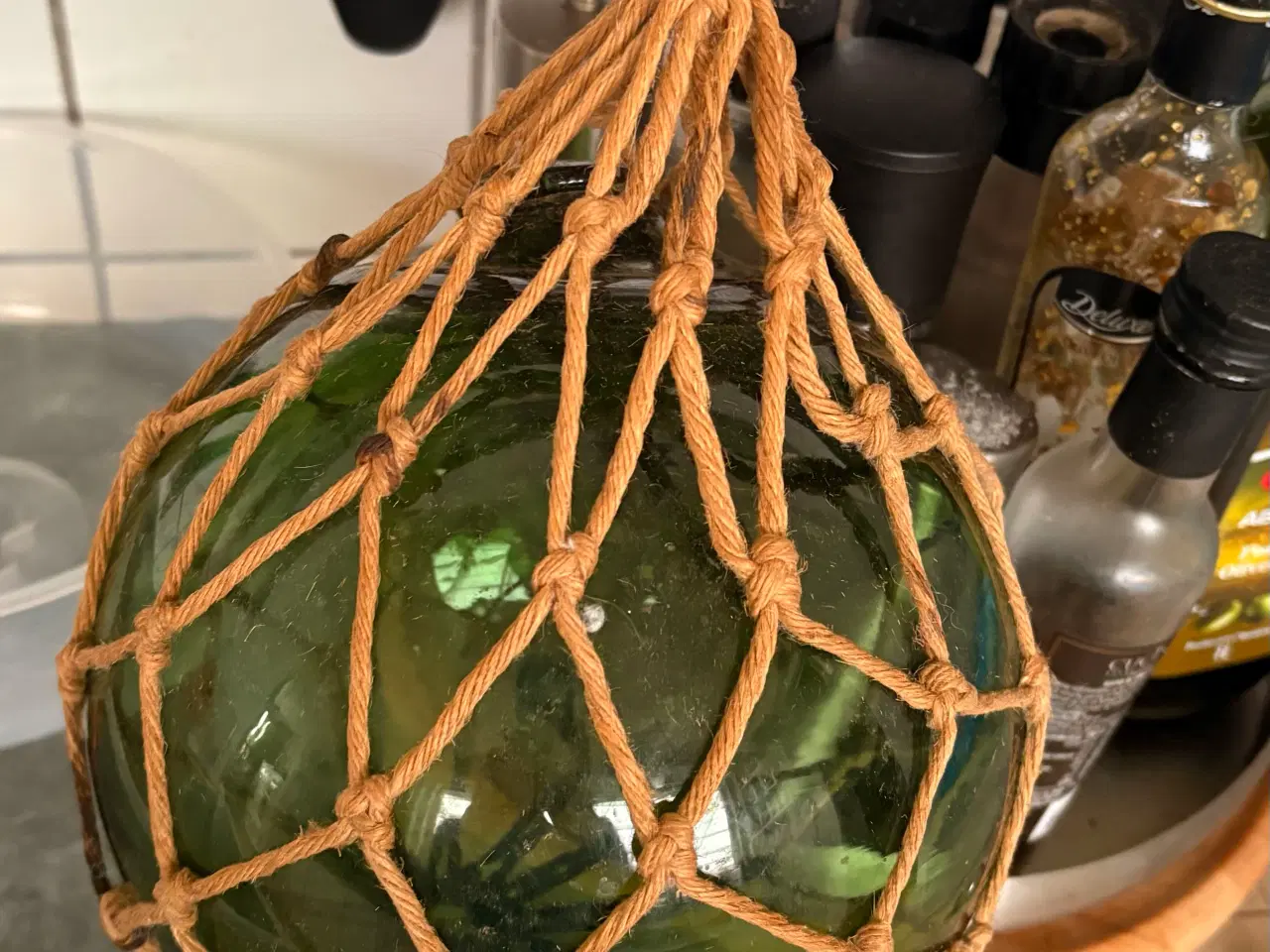 Billede 3 - Gl. glas fiskekugle