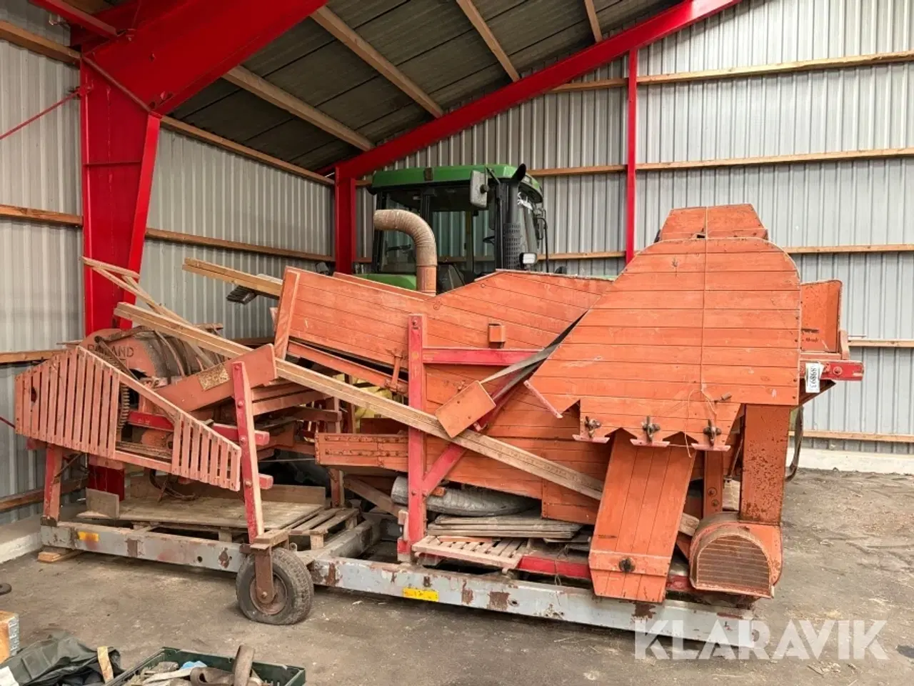 Billede 3 - Tærskeværk/kornrenser Roland - antik