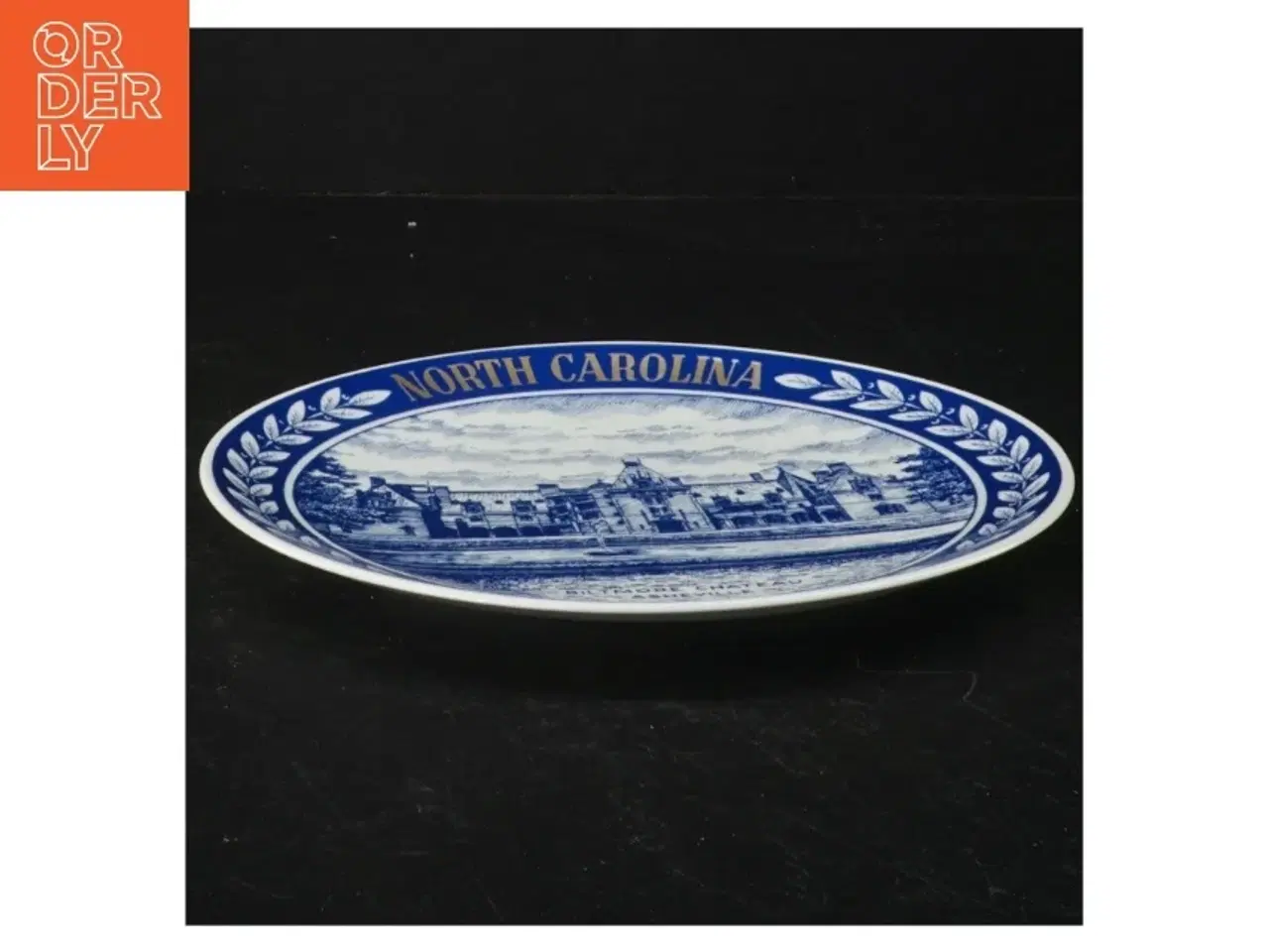 Billede 2 - Souvenirplatte fra North Carolina (str. 19 cm)