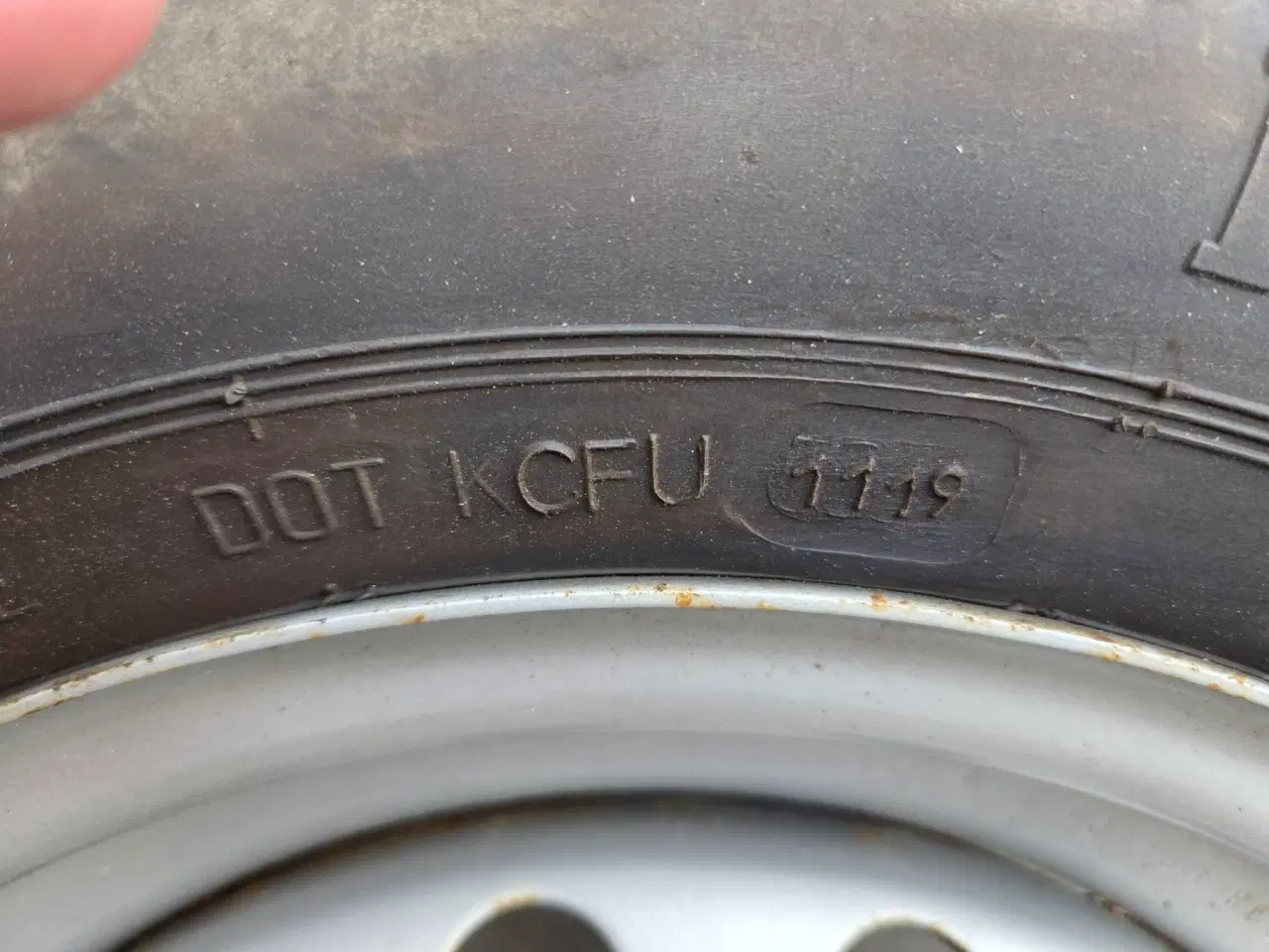 Billede 2 - Trailerhjul 155/70R13 4x100 75N 387 kg komplet