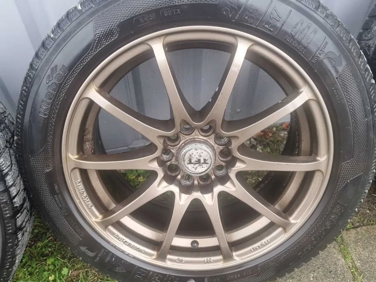 Billede 2 - 17" 5x100 & 5x114,3 Fælge med vinterdæk 