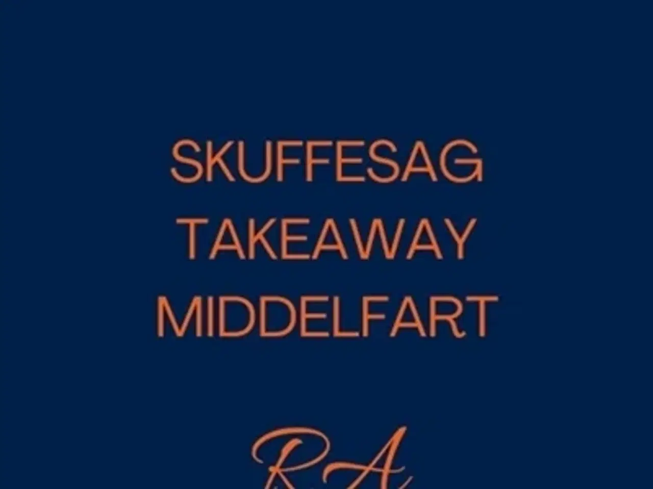 Billede 1 - TAKEAWAY RESTAURANT MIDDELFART