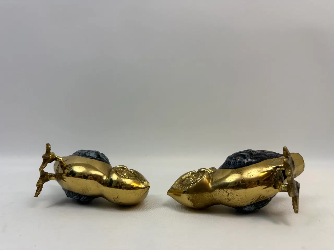 Billede 9 - Flotte ugle figurer i messing