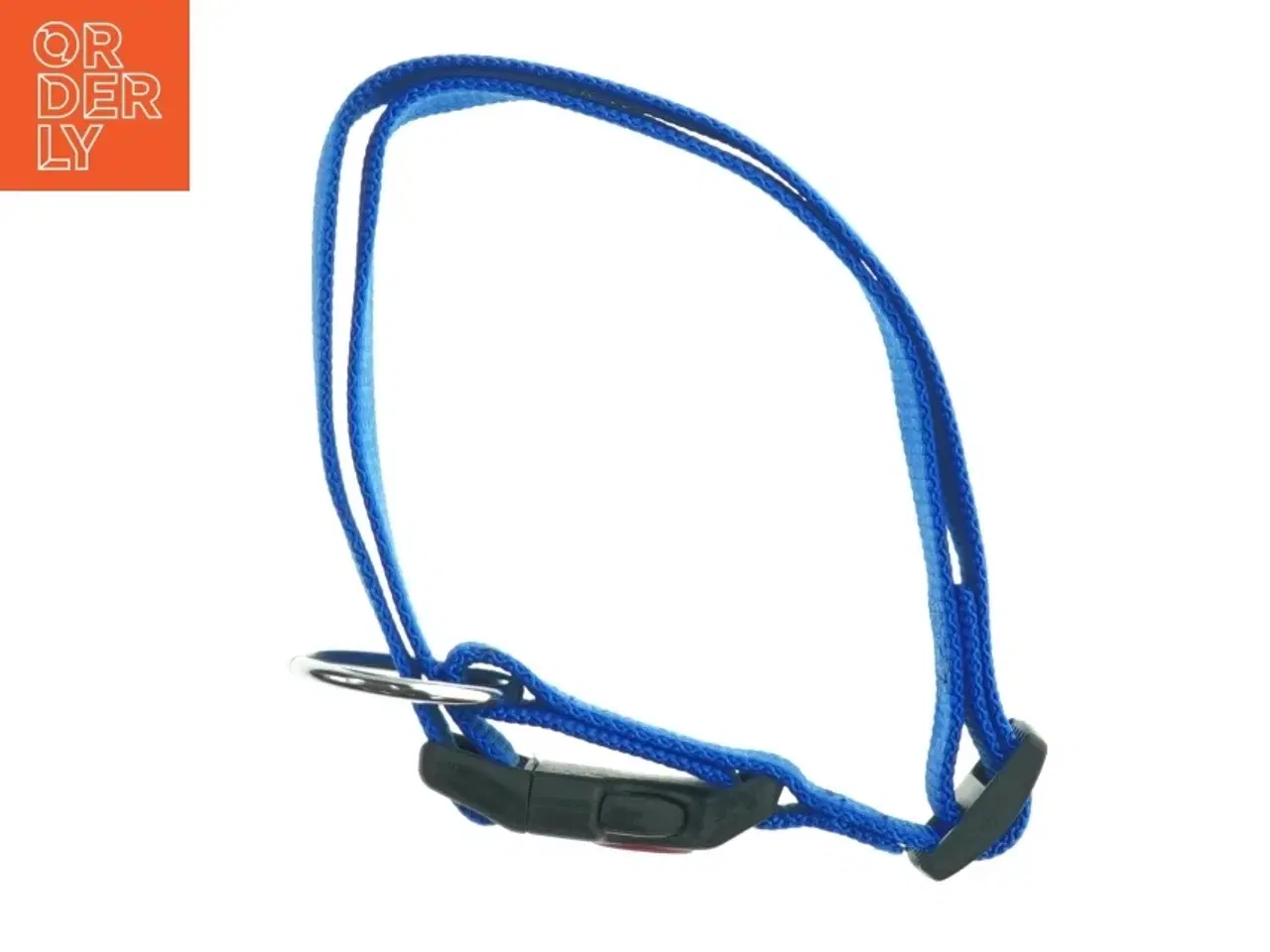 Billede 3 - Blå hundehalsbånd (str. 35 cm lang)
