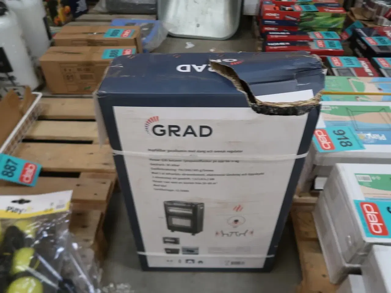Billede 3 - Gasvarmeovn m/blæser 4,2 kW - Grad