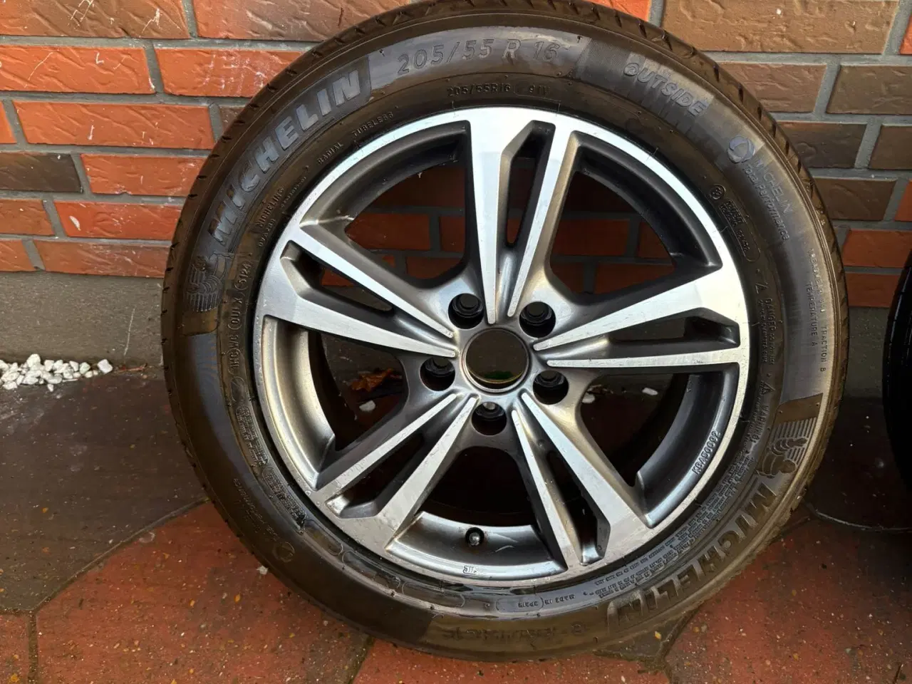 Billede 5 - 5x108 16” Alufælge med sommerdæk