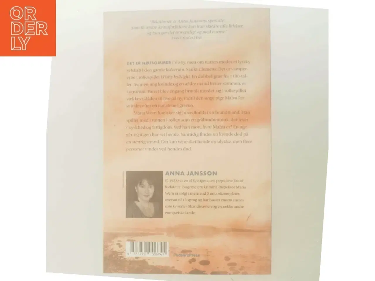 Billede 3 - Da skønheden kom til Bro : kriminalroman af Anna Jansson (Bog)