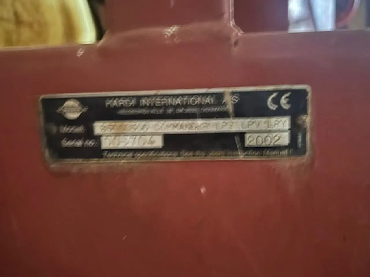 Billede 3 - Hardi Commander 2800 20M MED LOVPLIGTIGT UDSTYR