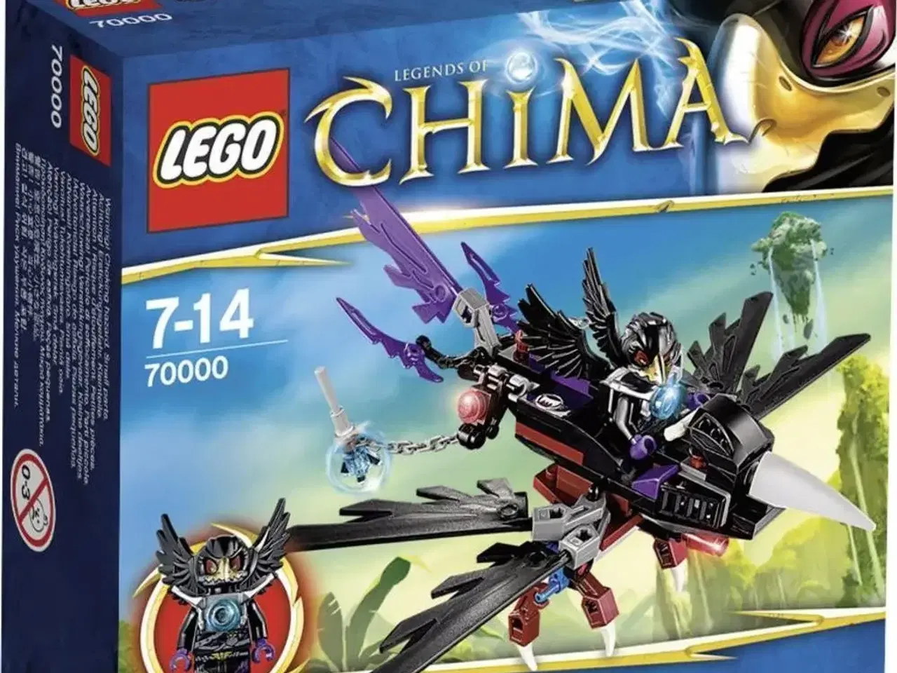 Billede 4 - LEGO Chima Rascal fly, Eglor motorcykel, Vardy fly