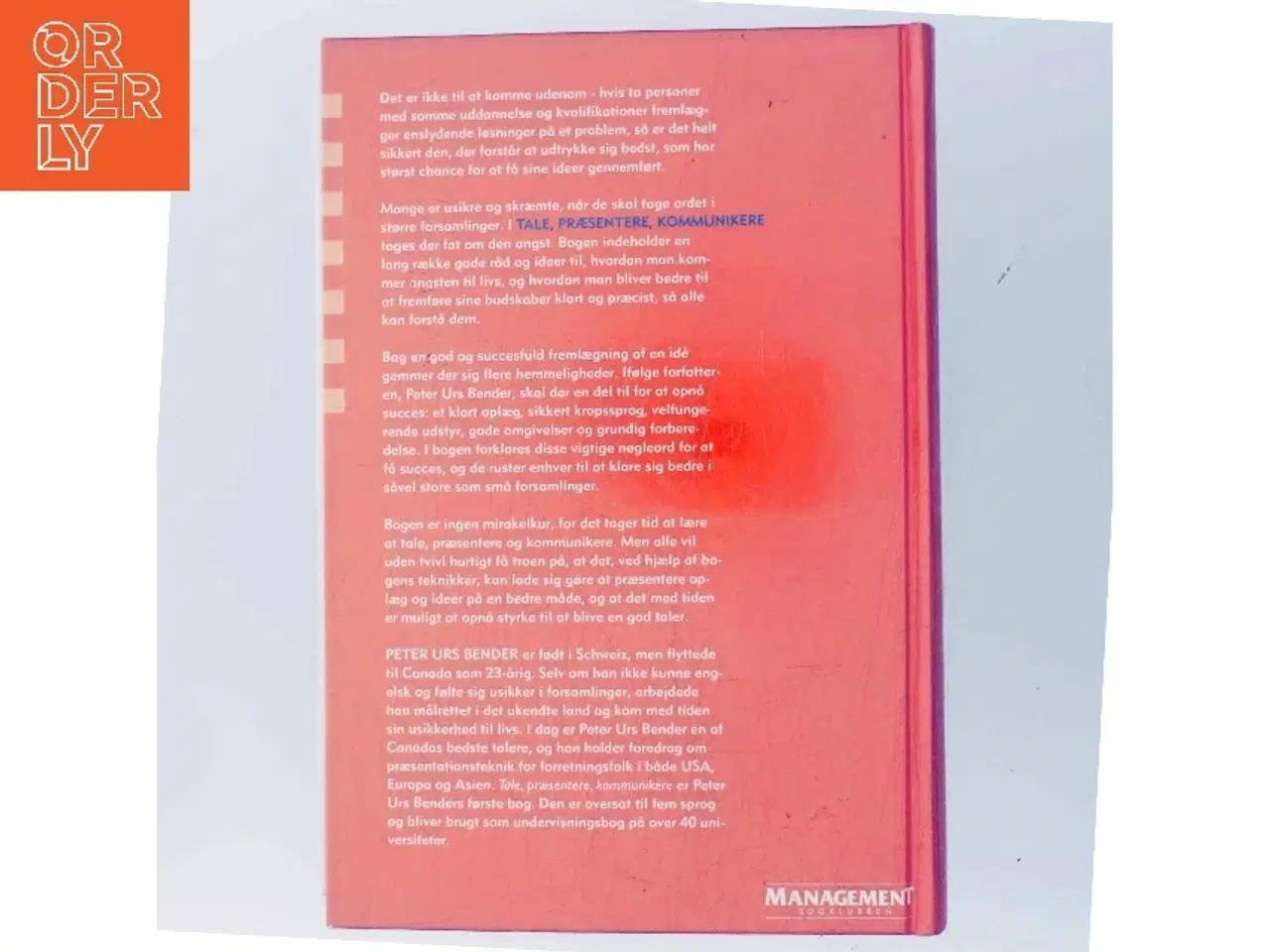 Billede 3 - Tale, Præsentere, Kommunikere af Peter Urs Bender (Bog)