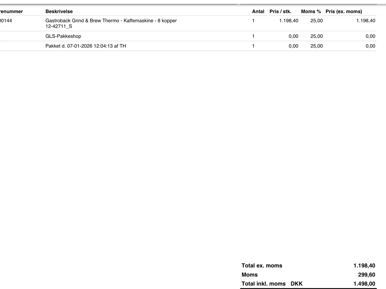 Billede 2 - Gastroback 12-42711 S med kværn og termokande