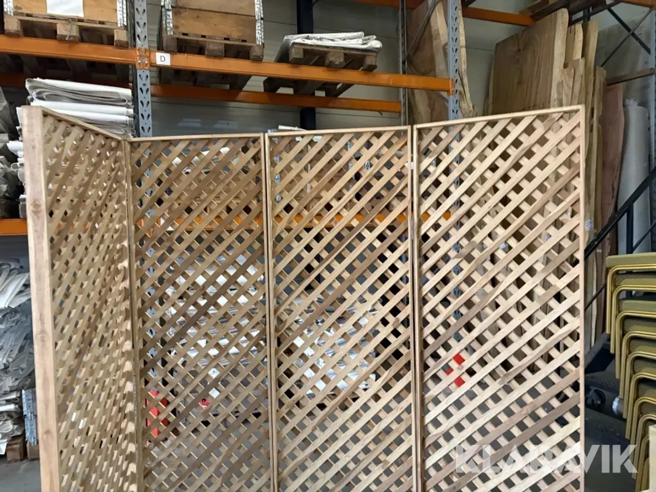 Billede 6 - Rumdeler Teaktræ 8styk