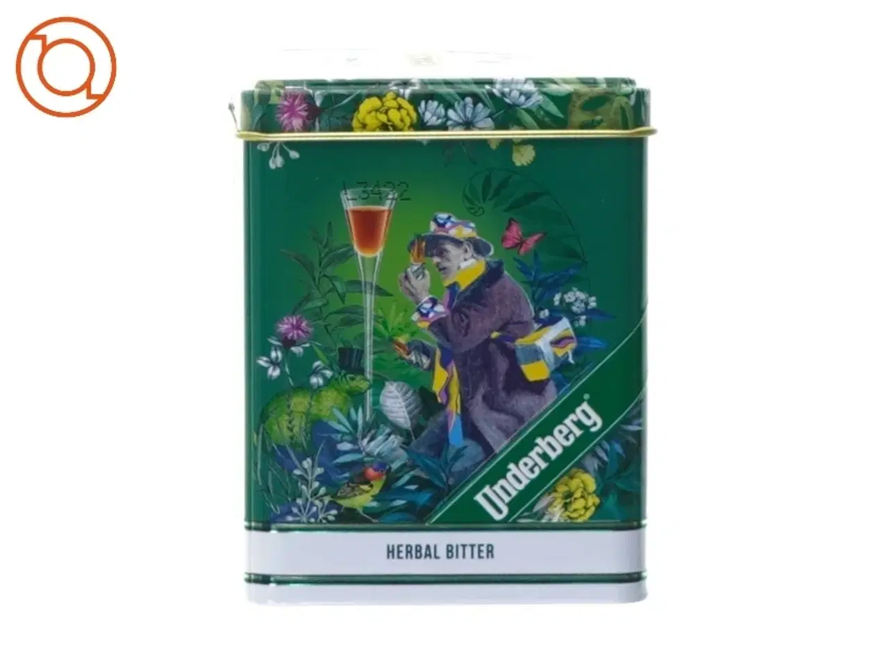 Billede 2 - Dåse fra Underberg (str. 11 x 12 x 9 cm)