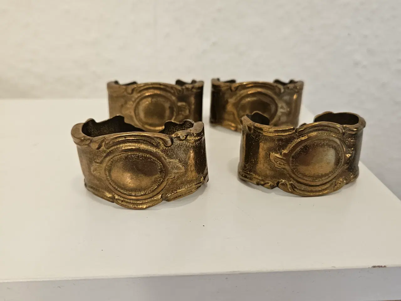 Billede 5 - 4 stk vintage servietringe 