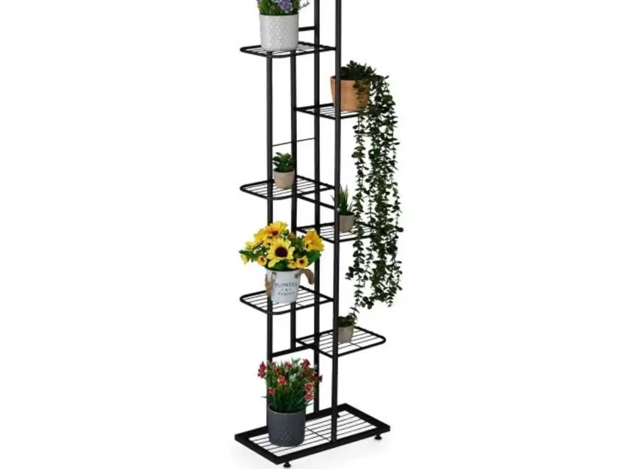 Billede 3 - Blomsterregal i metal med 8 hylder