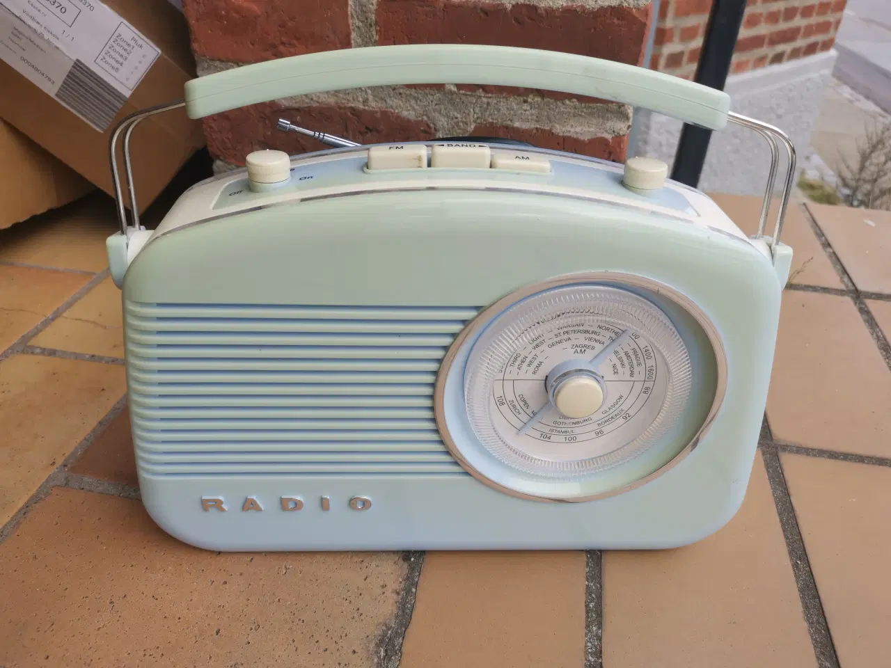 Billede 1 - Mint Grøn Retro Radio 1950er stil