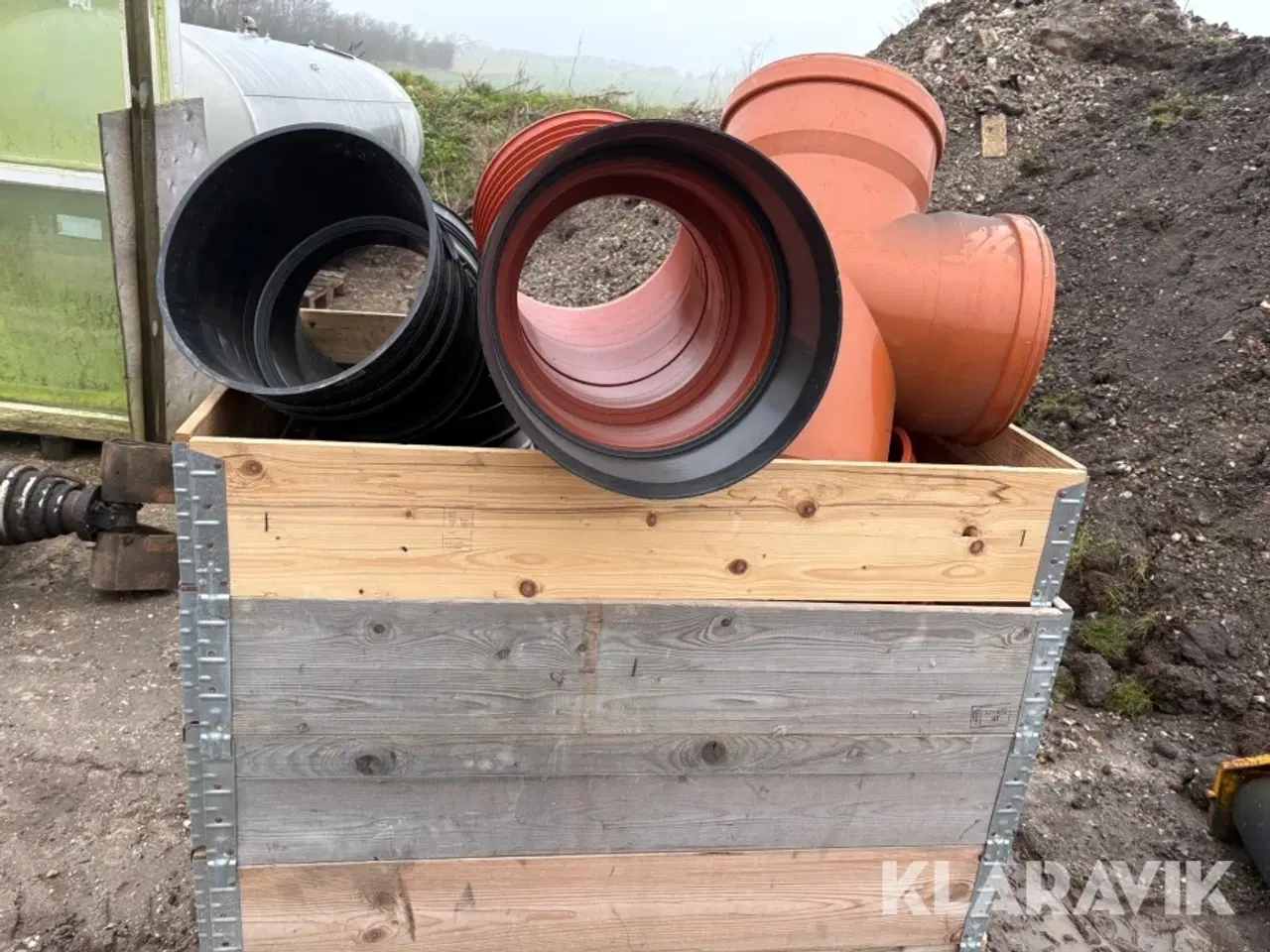 Billede 3 - Forskellige kloarkrør 2 paller