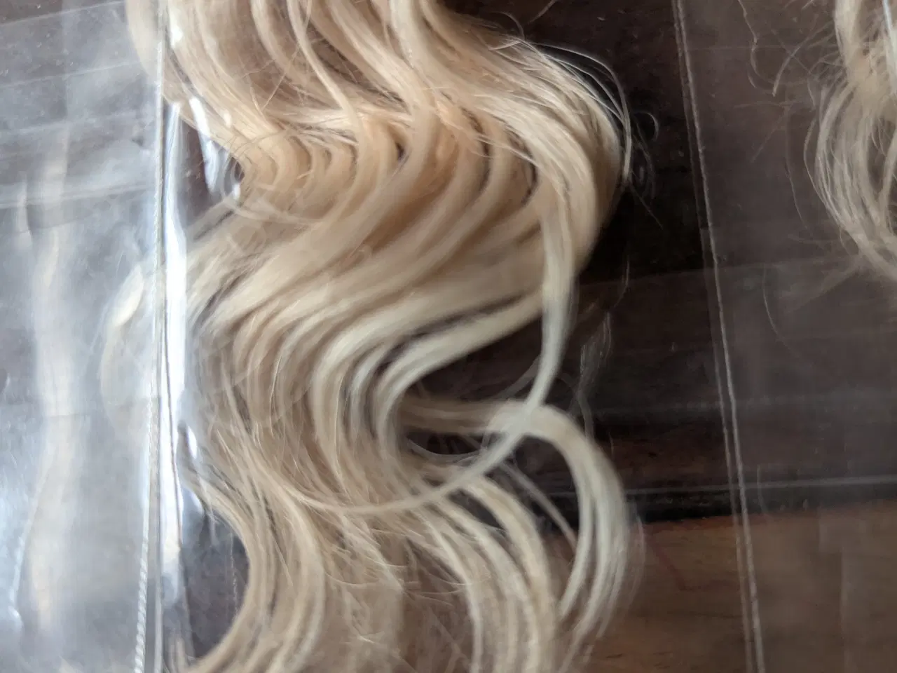 Billede 14 - 3 bundter blonde human hair deep wave 76 cm