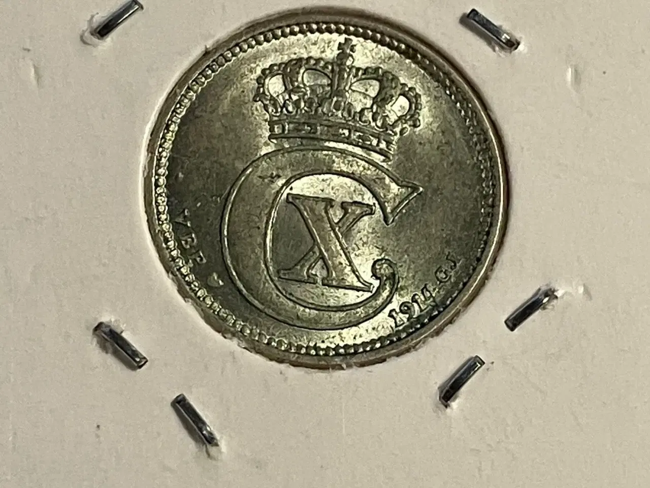 Billede 2 - 10 øre 1914 Danmark