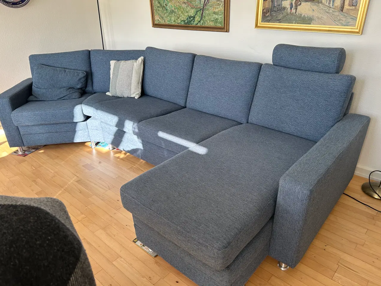 Billede 2 - Flot blå sofa