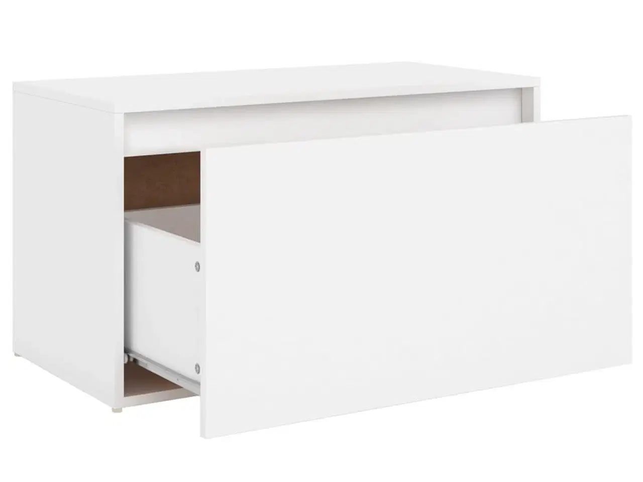 Billede 6 - Entrébænk 80x40x45 cm konstrueret træ hvid