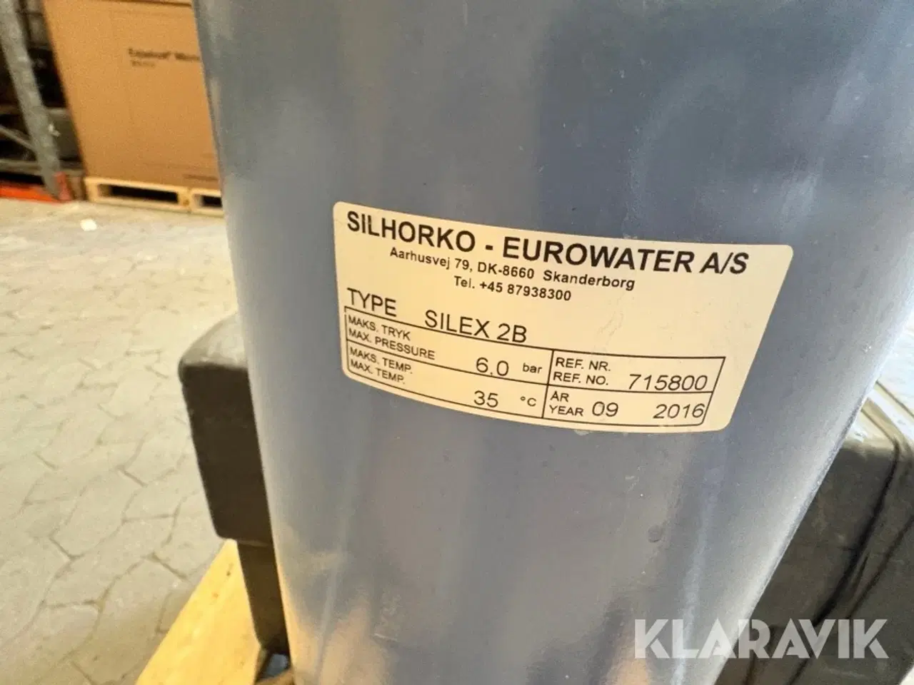 Billede 12 - Vandanlæg til demineraliseret vand Silhorka Silex 2B