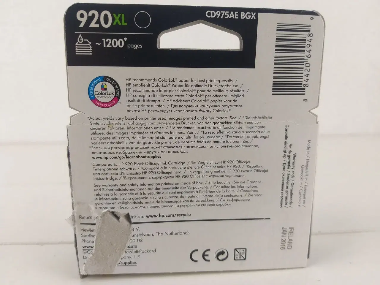 Billede 2 - Blækpatroner HP, 920XL