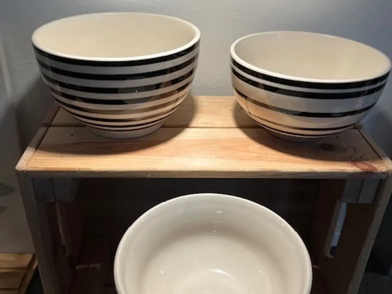 Billede 6 - Flot sæt af 3 keramik- og porcelænsskåle