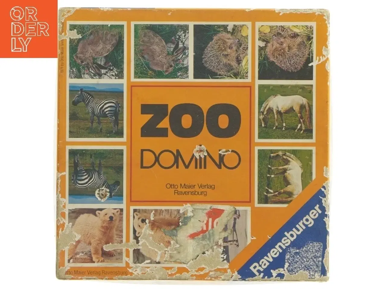 Billede 1 - Vintage Zoo Domino spil fra Ravensburger (str. 19x19 cm)
