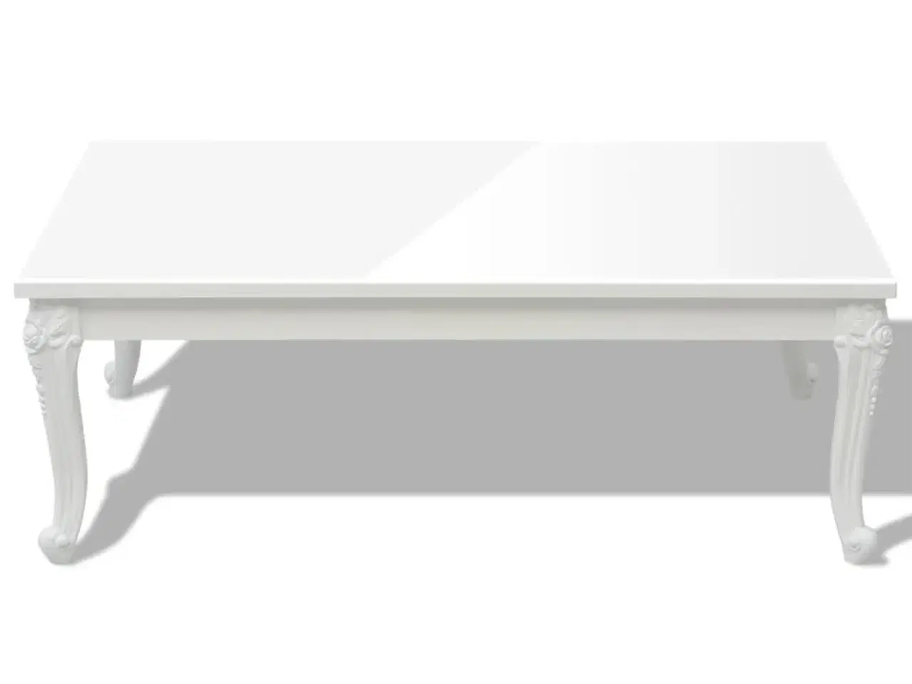 Billede 3 - Sofabord 115 x 65 x 42 cm højglans hvid