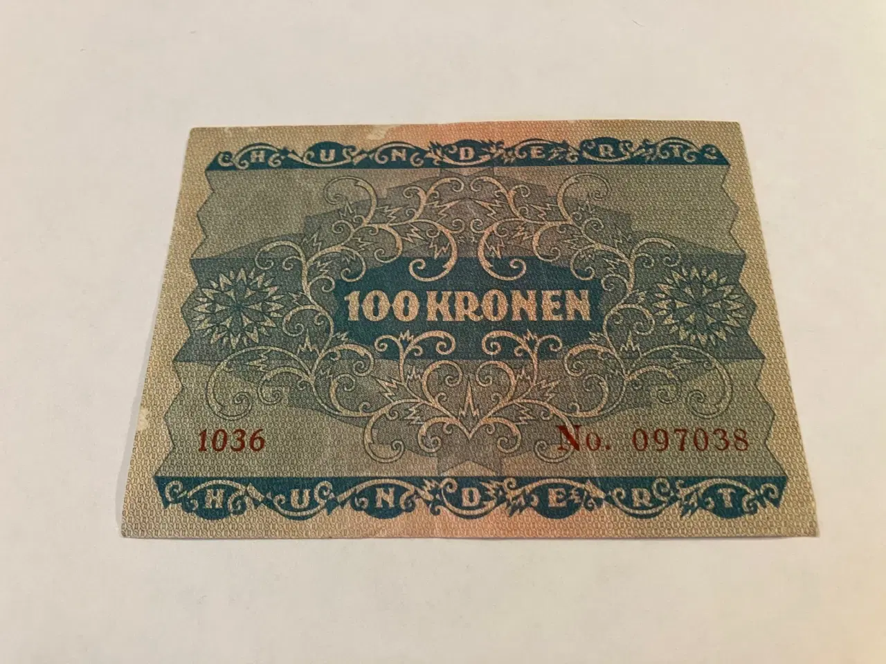 Billede 2 - 100 Kronen 1922 Østrig-Ungarn
