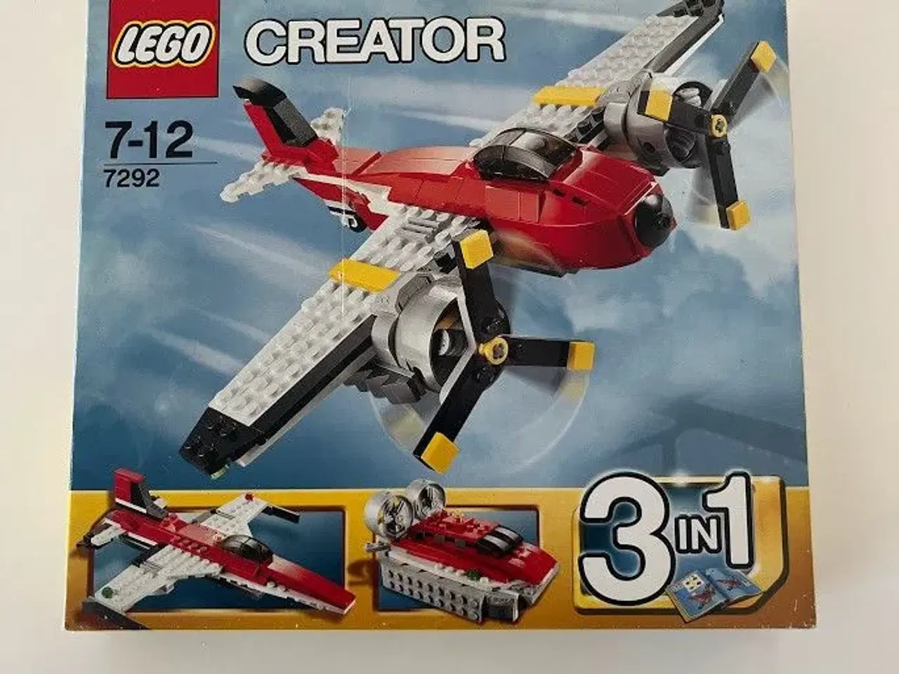Billede 1 - LEGO City 3 i 1 nr. 7292 - Fly og hovercraft