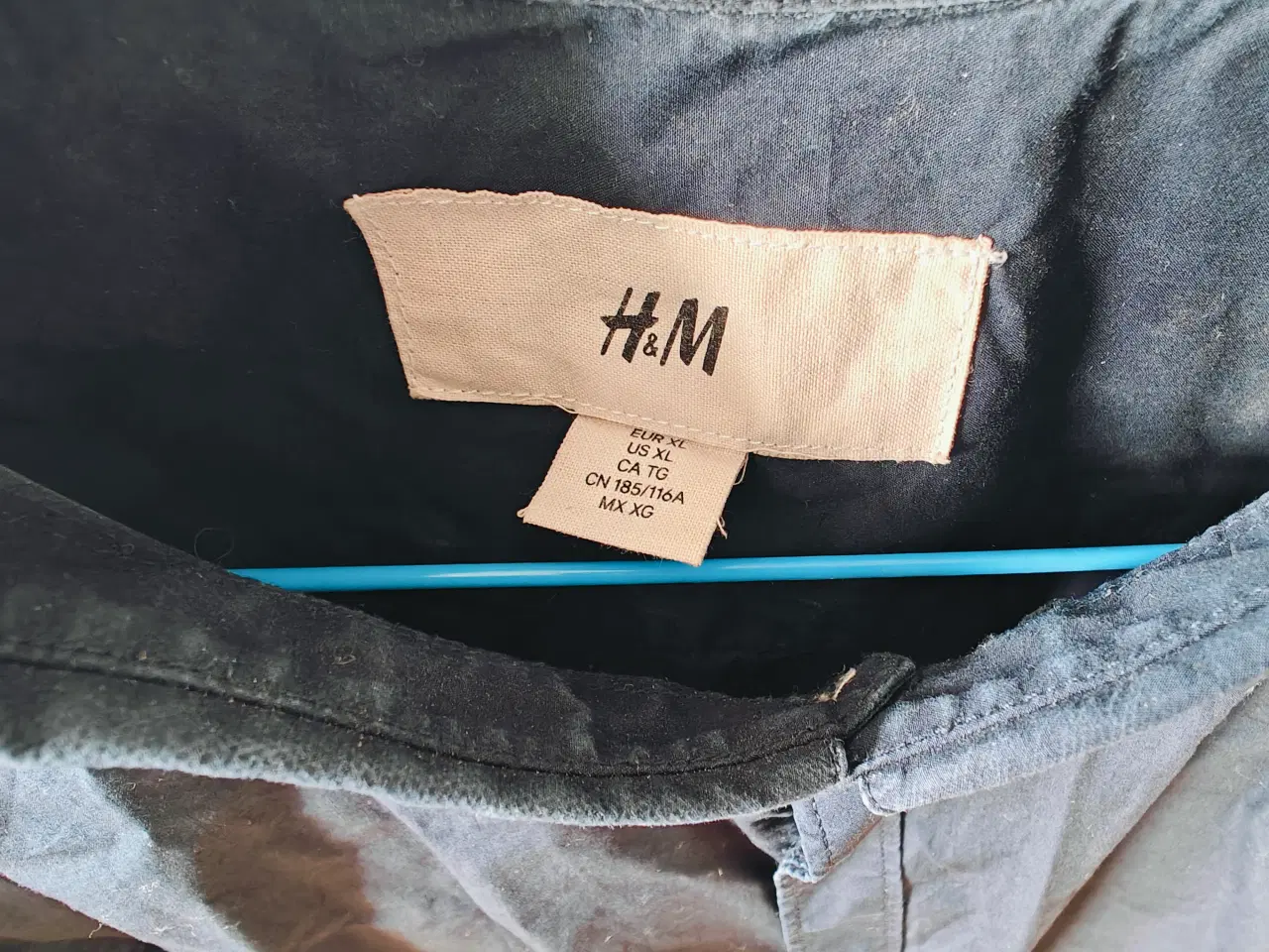 Billede 3 - Mørk Marineblå skjorte fra H&M str. XL ny.