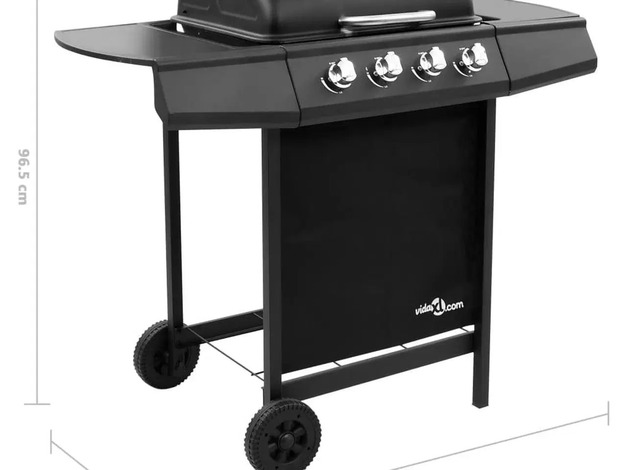Billede 7 - Gasgrill 4 brændere sort