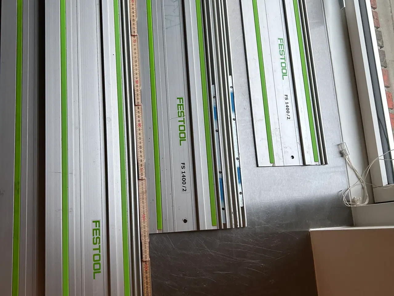 Billede 2 - Festool føringsskinner 2x140cm, 3x113cm, 1x100cm