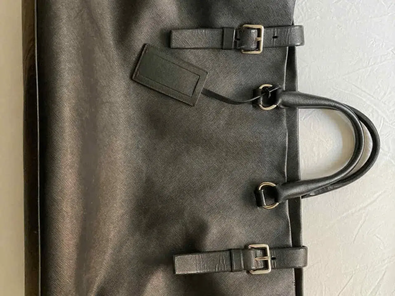 Billede 1 - Weekendtaske, Prada, læder