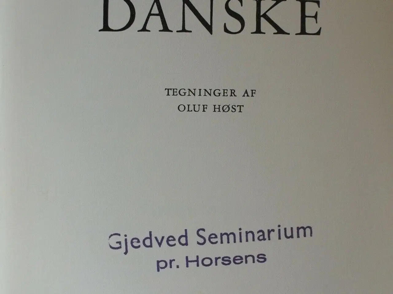 Billede 2 - disse danske. udgået biblioteksbog, af j. klindt-j
