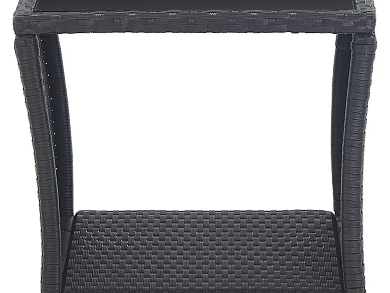 Billede 4 - Bistrosæt 3 dele med hynder polyrattan sort