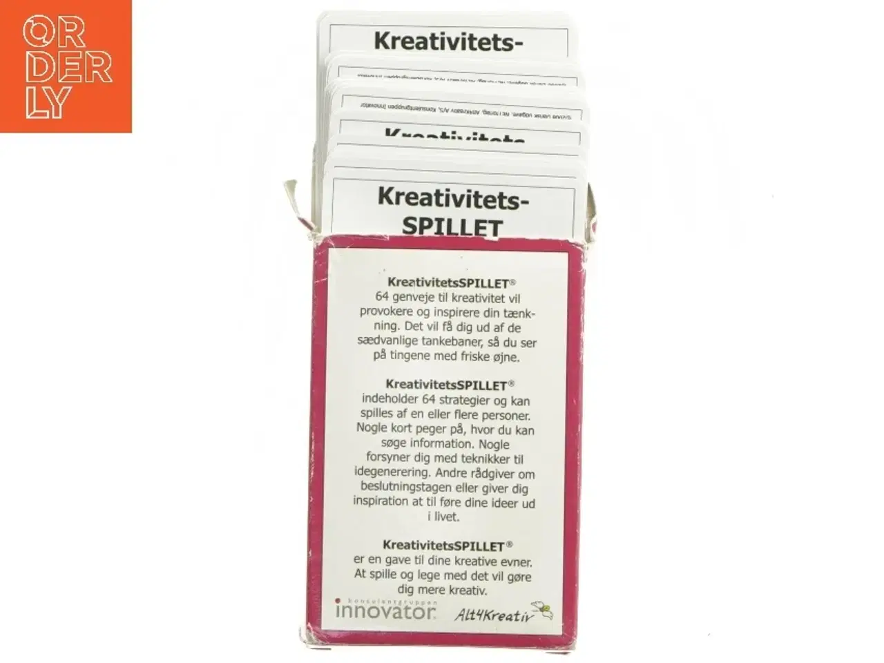 Billede 3 - KreativitetsSPILLET kortspil fra Innovator (str. 12x8 cm)