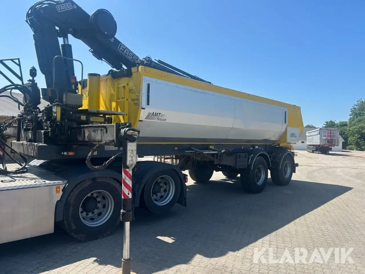 Billede 3 - Tiptrailer AMT trailer 2086 krantrailer