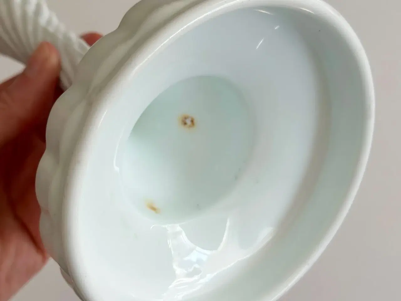 Billede 8 - Lysestage, opalineglas