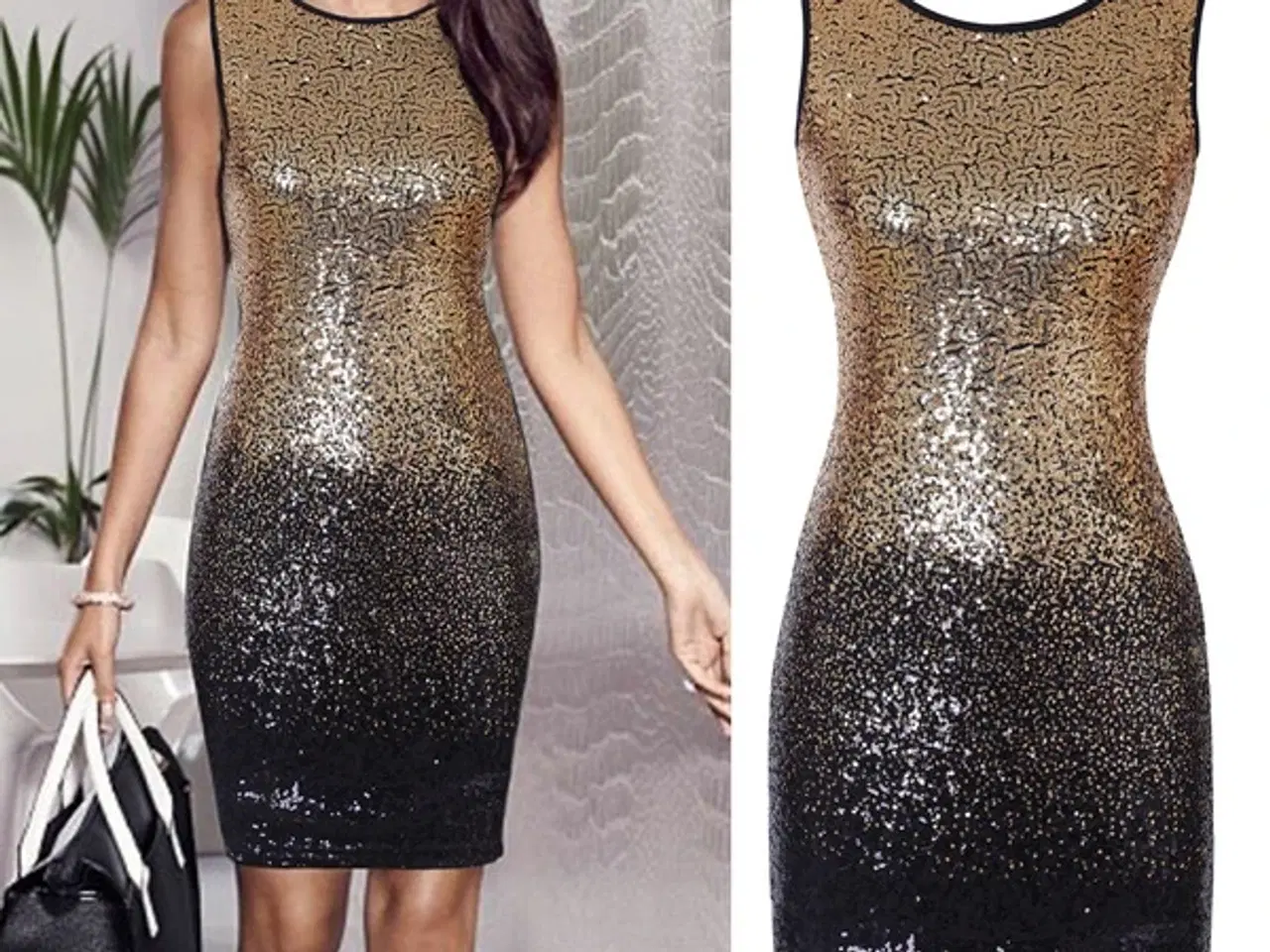 Billede 1 - Sequin bodycoon's  (glitterne) flere mod.str: M