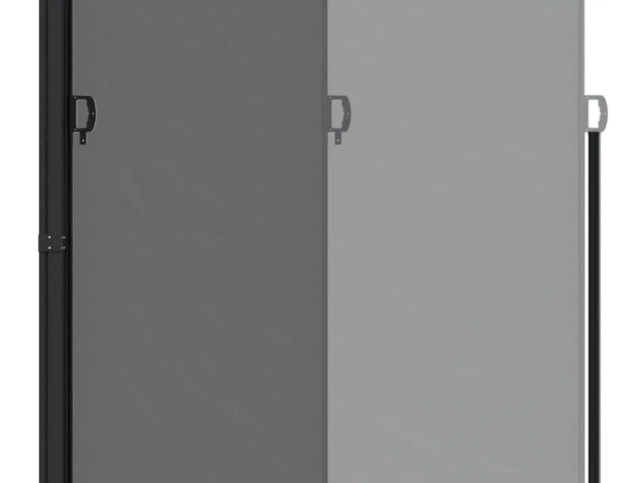 Billede 5 - Sidemarkise 220x300 cm sammenrullelig sort