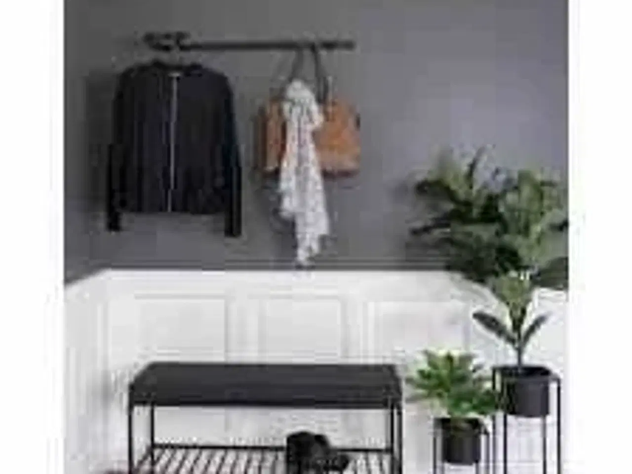 Billede 1 - House nordic Trento Tøjstativ metal, sort