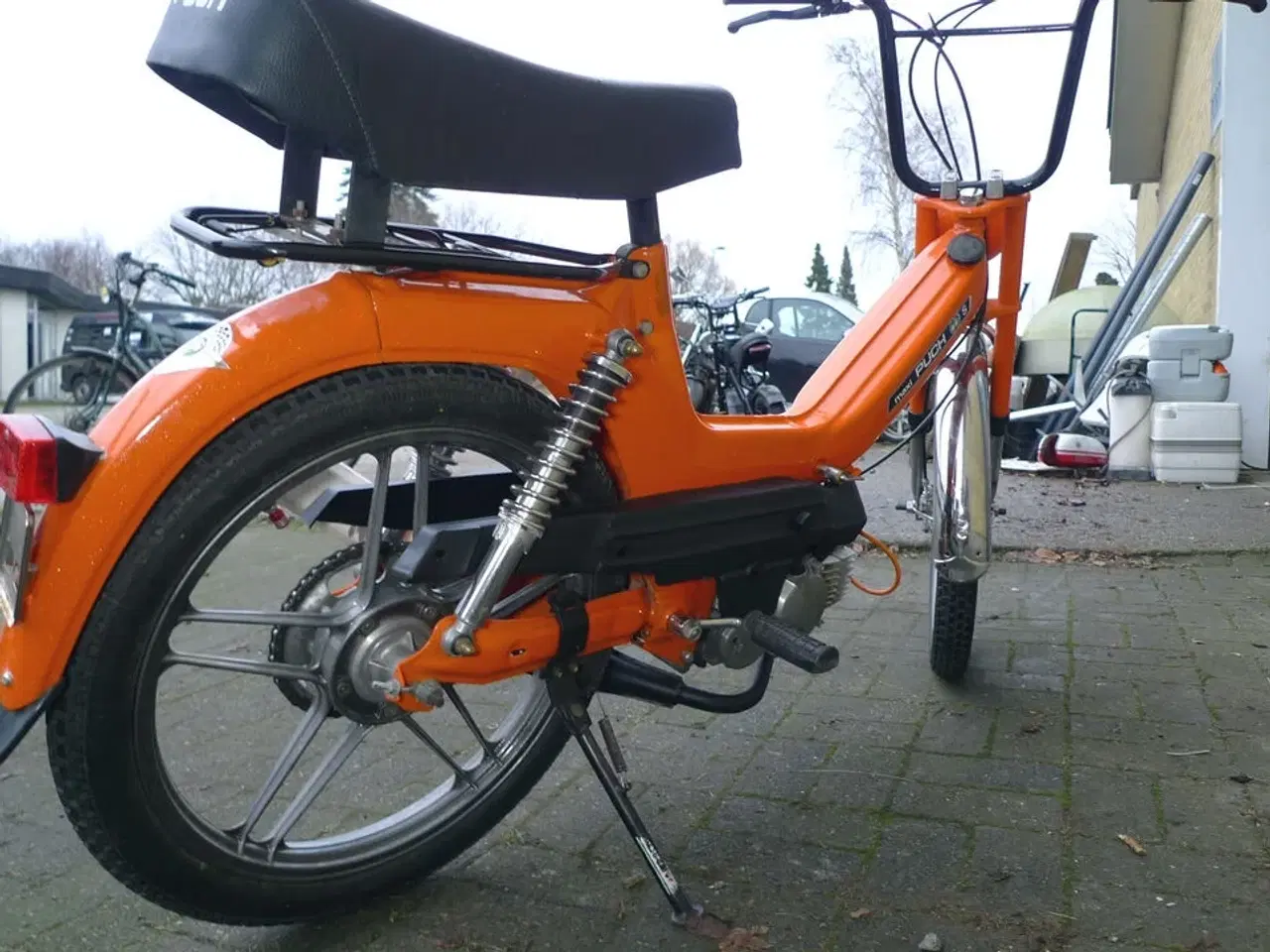 Billede 4 - Knallert, PUCK Maxi S, Orange metal MOMSFRI