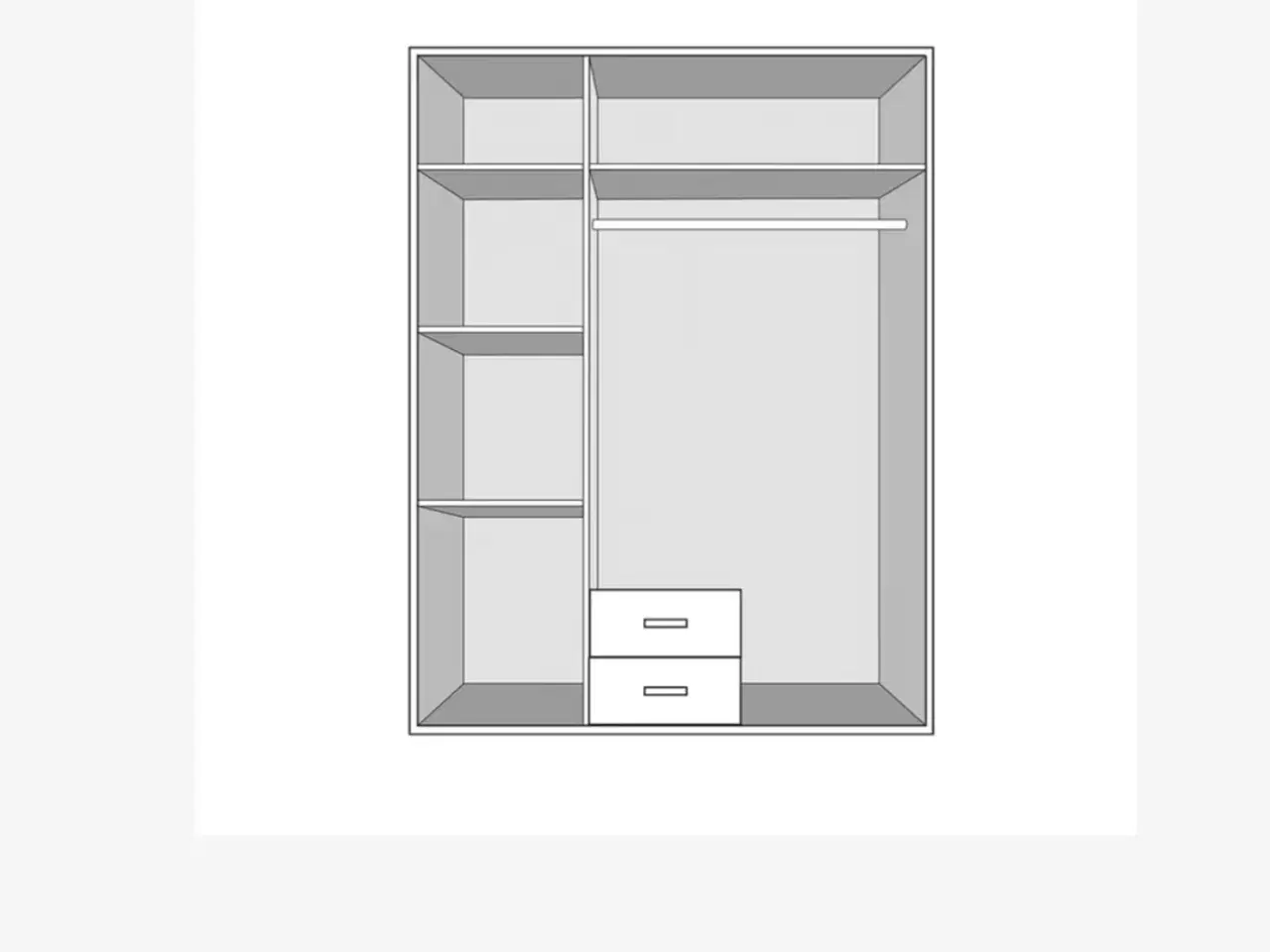 Billede 3 - Garderobeskab fra Daells bolighus 