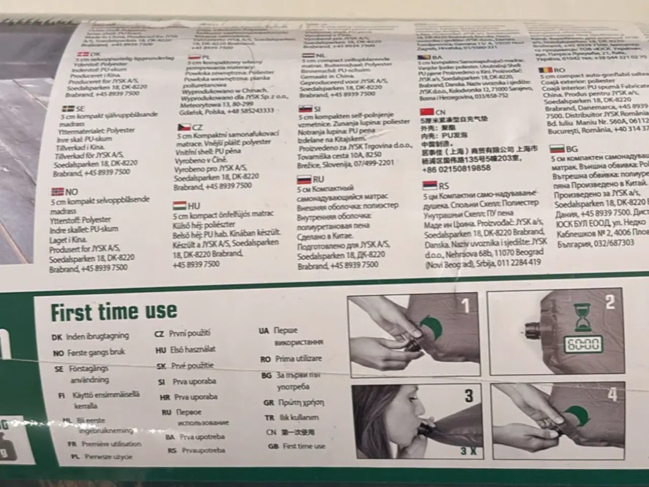 Billede 3 - Liggeunderlag selvoppustelig